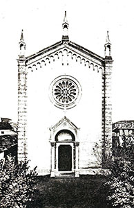 Chiesa di San Michiele, cartolina datata giugno 1907