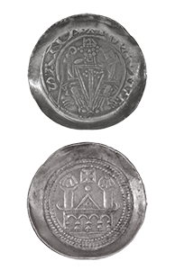 Denaro di Latisana, recto e verso (1195-1202), foto Photoservice