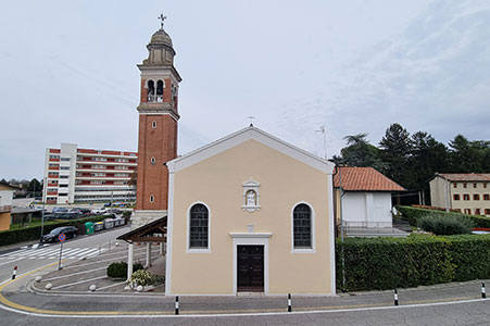 Chiesa di S. Maria della Sabbionera e campanile allo stato attuale